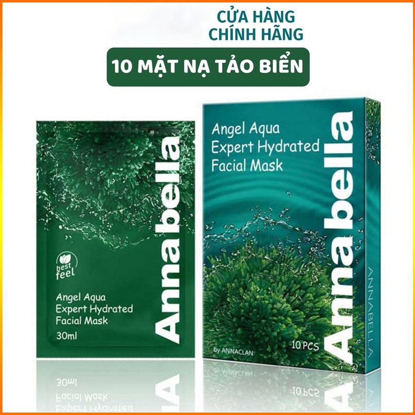 Mặt nạ tảo biển Annabella Angel Aqua Expert Hydrated Facial Mask Kozemy 30ml mua lẻ giá sỉ