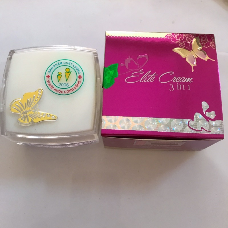 Kem con bướm Nguyễn Quách, kem bướm vàng, kem Elite treatment Cream 3in1