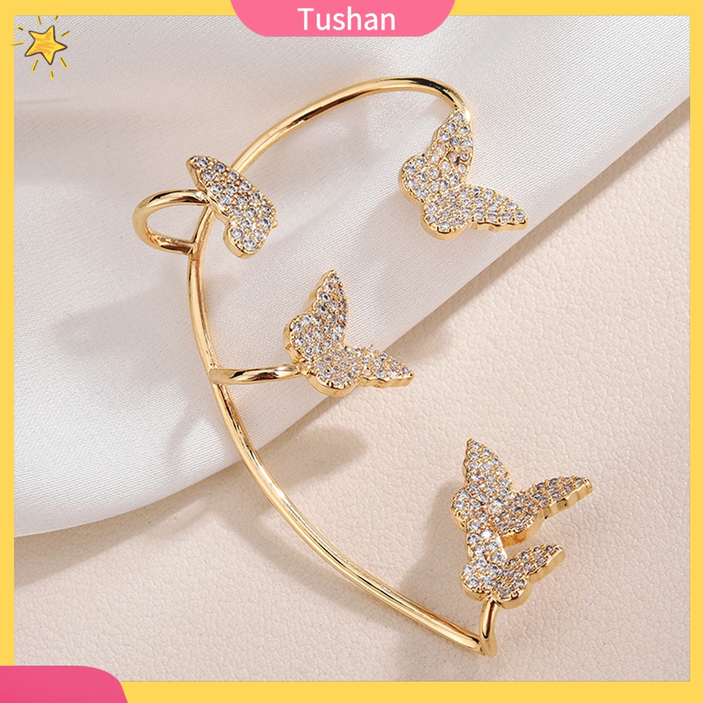 Khuyên kẹp tai nhẹ tinh tế cho đám cưới