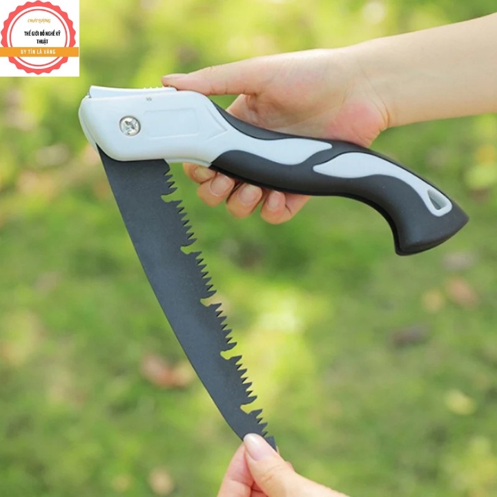 Cưa cầm tay gấp gọn, Cưa cây cưa gỗ cưa xếp lưỡi thép hợp kim SK5, Lưới Cưa ( loại kích thước lớn )
