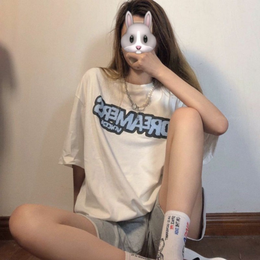 Áo Thun Tay Lỡ Nữ 100% cotton Unisex Form rộng Ulzzang