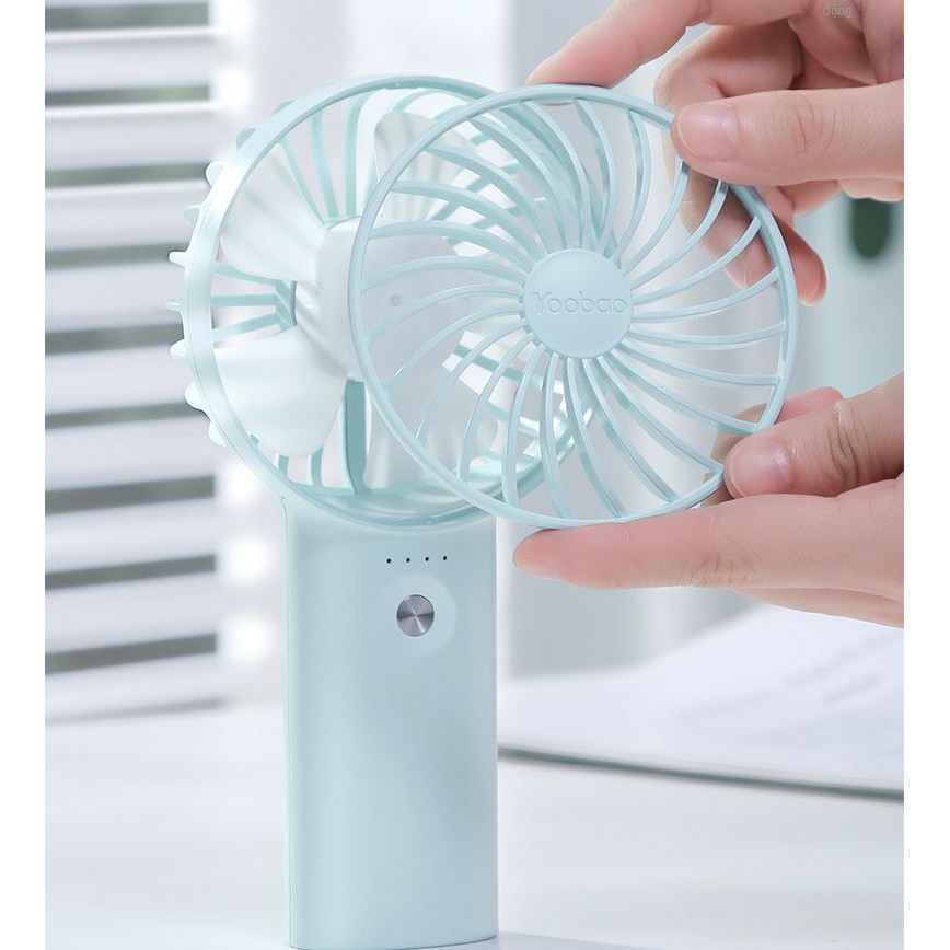Quạt cầm tay Yoobao F03 3000mAh bảo hành 1 tháng đổi mới | BigBuy360 - bigbuy360.vn