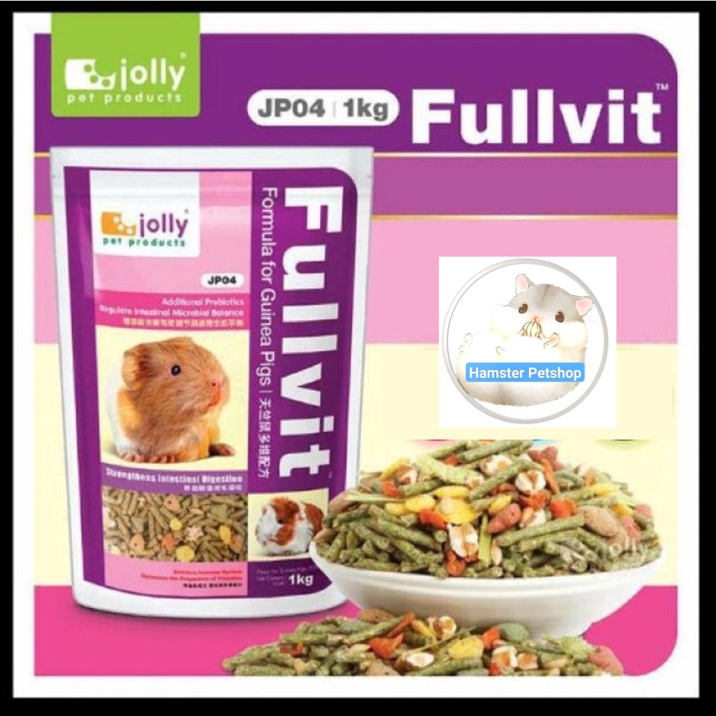 Cỏ nén  Fullvit hãng Jolly cho bọ ú ,  guinea pig  ,chuột lang 1kg