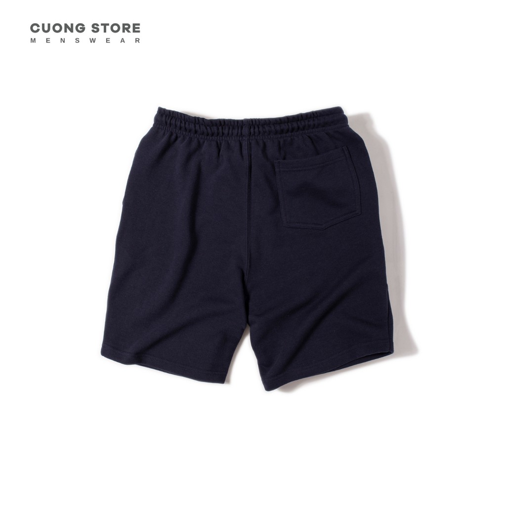 Quần short thun cao cấp thêu chữ CHEMICAL 2005007 vải Cotton dày dặn, co giãn thoải mái - MENFIT