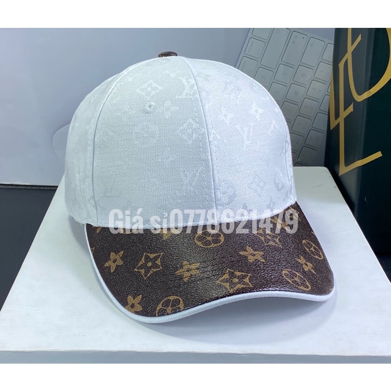 mũ lưỡi trai - nón kết lụa phối da vnxk sành điệu unisex thời trang