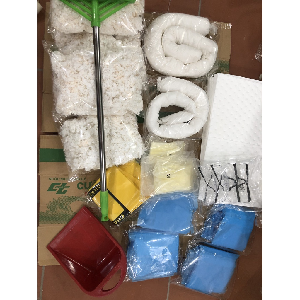 Bộ spill kit ứng cứu dầu tràn và hóa chất 45L