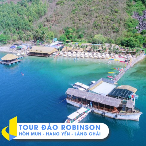 NHA TRANG [E-Voucher] - Tour Đảo Robinson – Hòn Mun – Hang Yến – Làng Chài (Gói cơ bản)