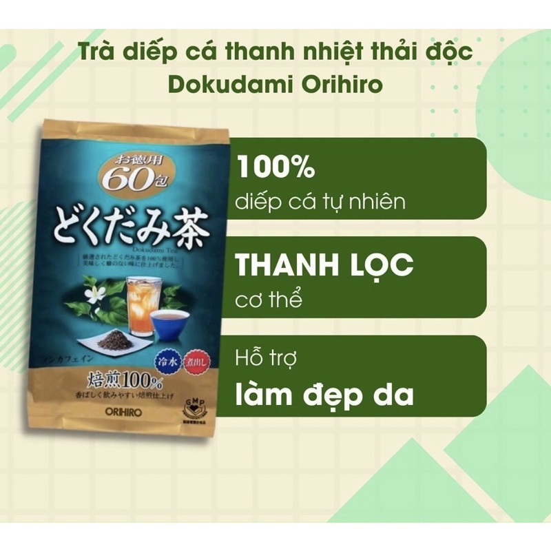 Trà Hỗ Trợ Thanh Nhiệt Giảm Cân Giảm Mỡ Orihiro Tea Nhật Bản  Hiệu Quả