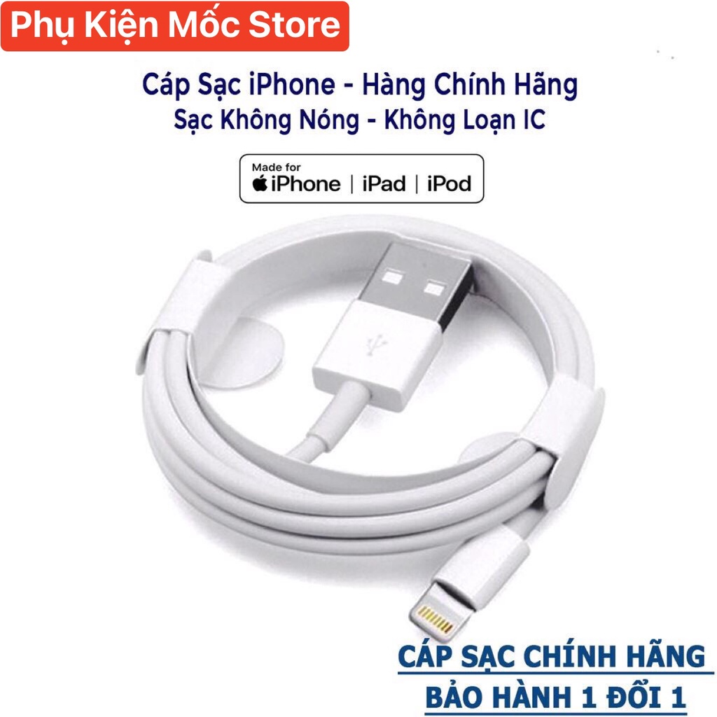 Cáp sạc IPFoxcom E75-(chIPxịn,ko nóng máy,ko loạn cảm ứng)-IP6,7,8,X,11,12,13