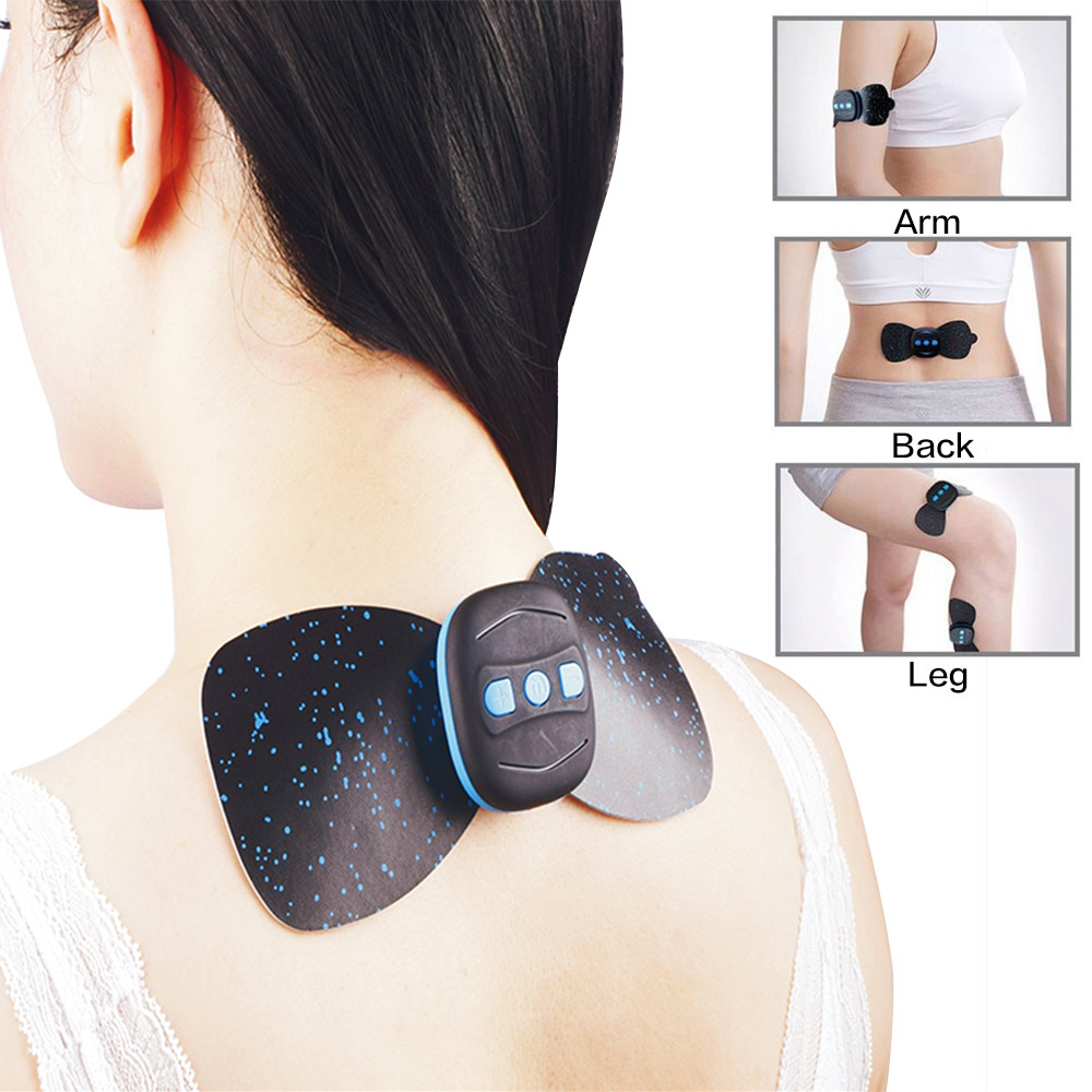Miếng Dán Massage Cơ Thể Nhỏ Gọn Sạc USB Tiện Dụng An Toàn