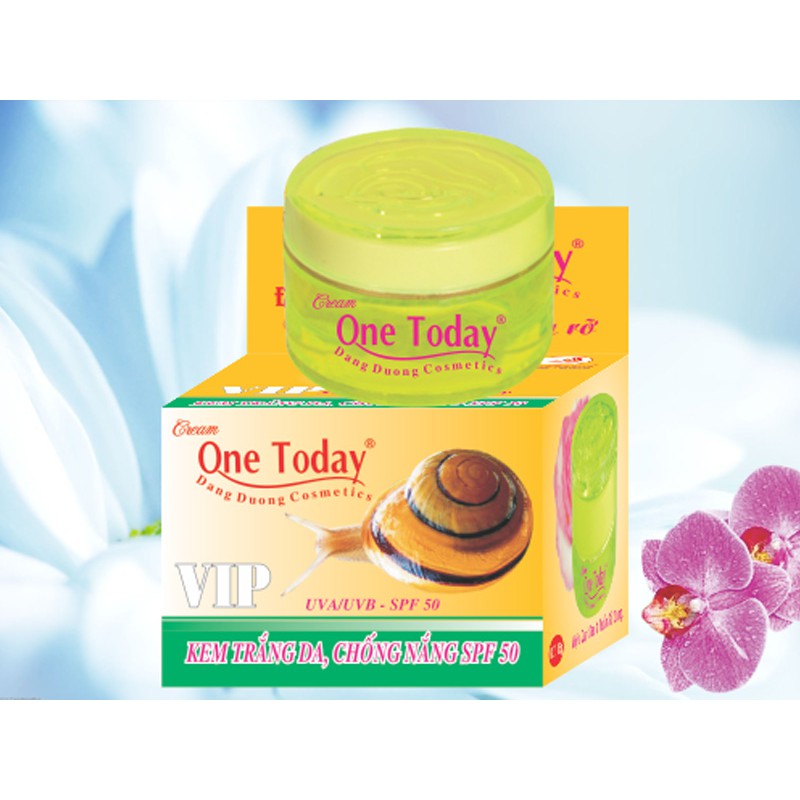 Kem OneToday TRắng Da - Chống Nắng SPF50 - VIP 15g