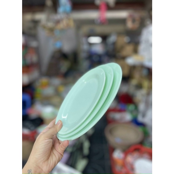 ĐĨA BẦU DỤC HÀNG NHỰA FATACO GIẢ MEN MÀU XANH NGỌC