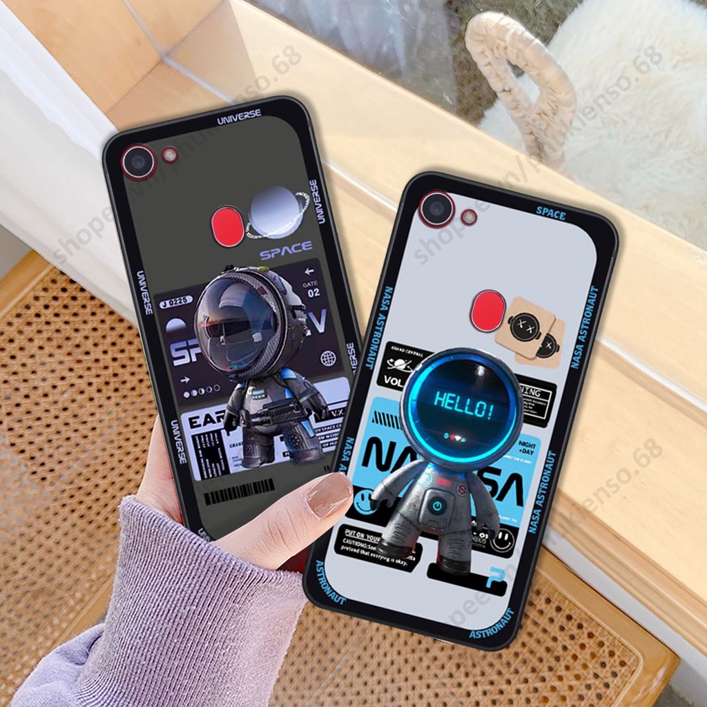 Ốp lưng Oppo F5 / F5 Youth / F7 hình người máy, robot nasa đáng yêu dễ thương