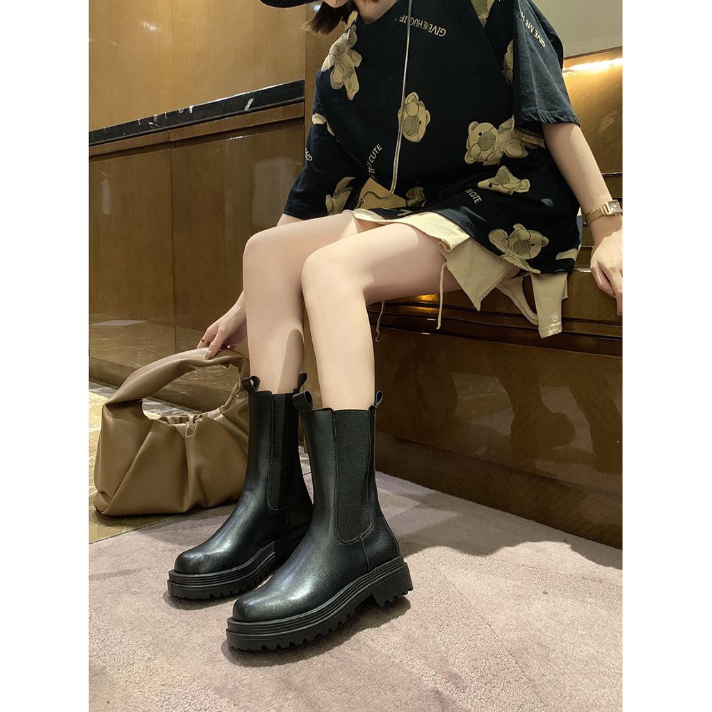 Giày Bốt Martin Cổ Thấp Đế Dày Thời Trang Anh Quốc 2020 Cho Nữ | BigBuy360 - bigbuy360.vn