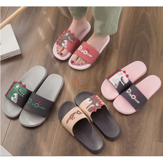 Dép Cao Su Unisex Hình Chú Khủng Long T Rex Được In Nổi 3d Cực Xinh