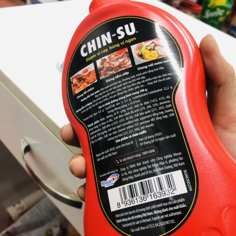 Tương ớt Chinsu chai 1kg