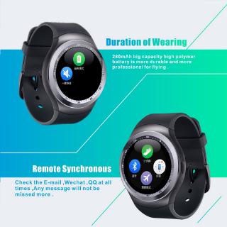 Smart Watch Y1 Support Nano SIM &TF Card With Whatsapp And Facebook Smartwatch For IOS Android