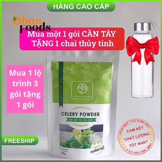 Bột Cần Tây Ohan Green Nguyên Chất giảm cân 100% sấy lạnh công nghệ Nhật Bản 50gram
