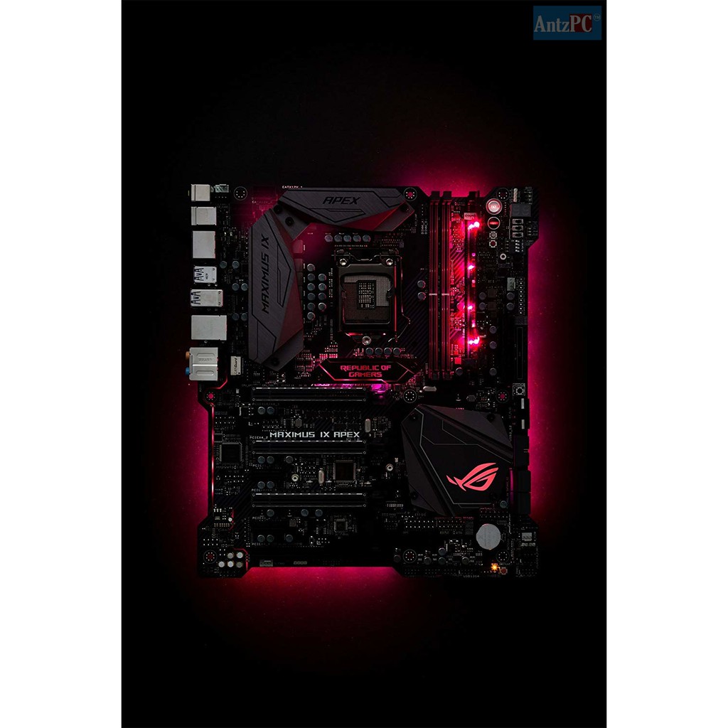 Bo mạch chủ ASUS ROG Maximus IX Apex Z270 Aura Sync RGB LEDs, DDR4 4266MHz, DIMM.2 dual M.2 - Hàng nhập khẩu Like New