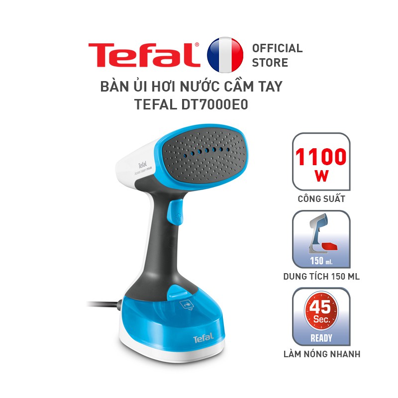 [Mã ELTEFALWL5 giảm 10% đơn 500K] Bàn ủi hơi nước cầm tay Tefal DT7000E0