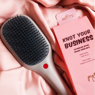 Lược gỡ rối pyt detangle brush - màu hồng - công cụ hỗ trợ tạo kiểu tóc chuyên nghiệp