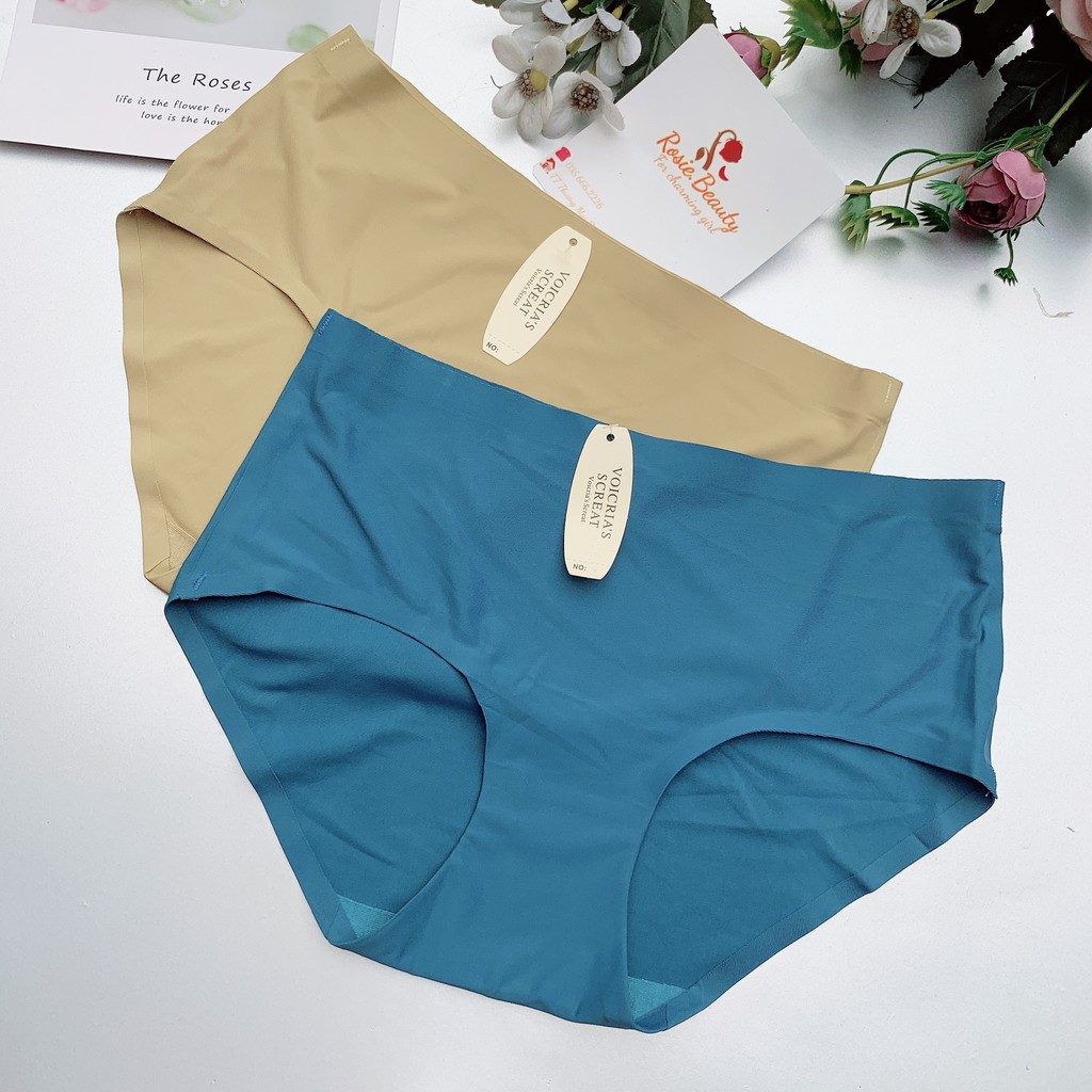 [ĐƯỢC CHỌN MÀU Quần lót đúc su ko viền trơn siêu mát mùa hè Q/S017