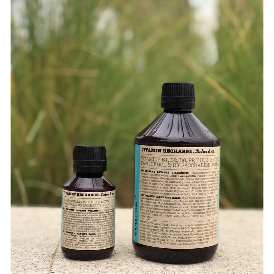 Dầu gội Eva vitamin recharge không cần dầu xả, phục hồi, chăm sóc da đầu, hỗ trợ mọc tóc, chính hãng Eva Tây Ban Nha