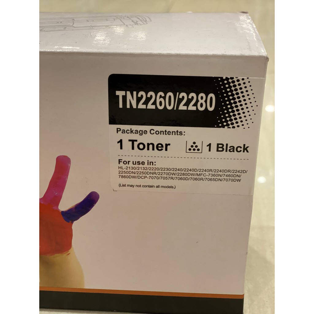 Hộp mực TN 2260 | Máy Brother HL-2240/ 2250/ DCP-7060/ MFC-7360/ 7470/ 7860...