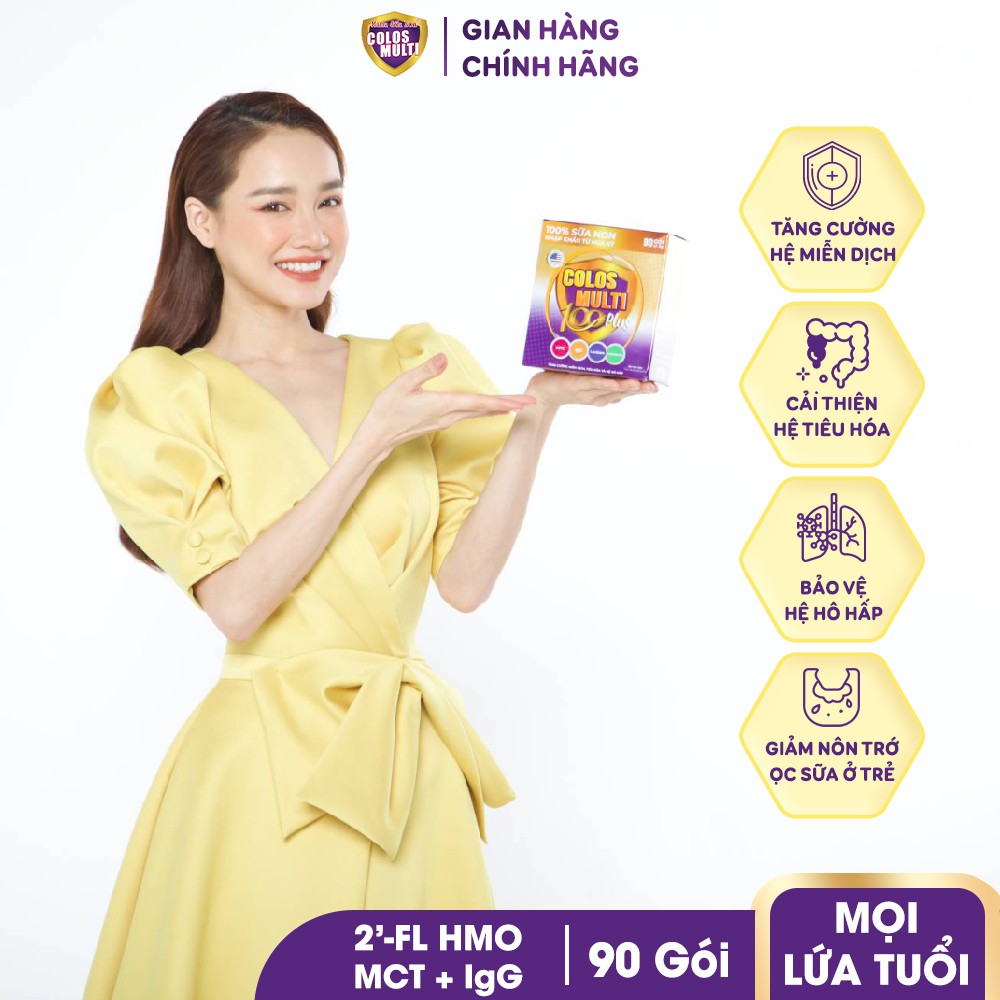 [Mã 267FMCGSALE giảm 8% đơn 500K] Sữa non tăng cường sức đề kháng - Sữa bột Mama sữa non Colos Multi 100 Plus hộp 135g