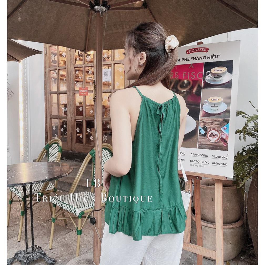 Set đồ nữ cá tính, set quần lửng áo dây đi chơi sang chảnh mùa hè đẹp 8A00085 THVVN | BigBuy360 - bigbuy360.vn