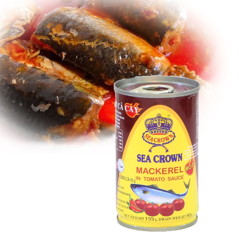 Cá Nục Sốt Cà Cay Và Không Cay Hộp 155G
