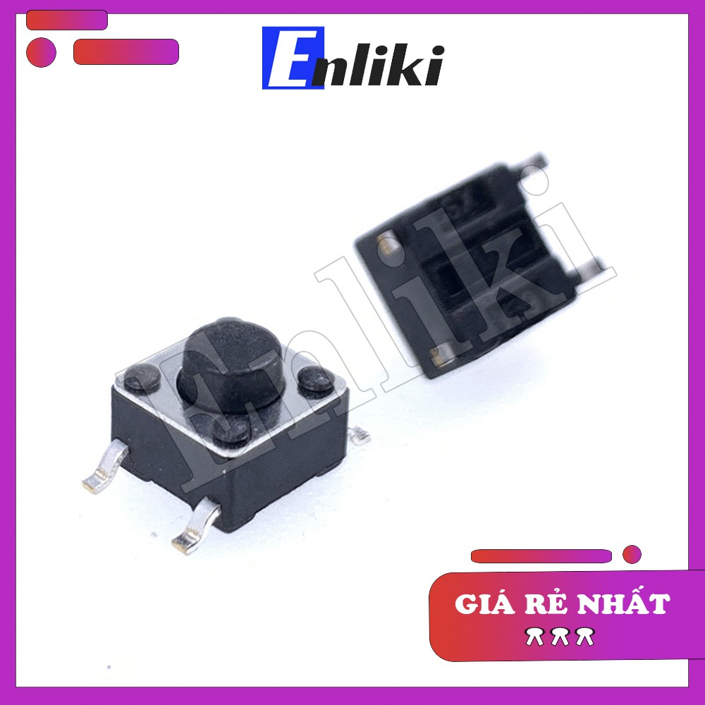 5 Chiếc 6x6x5mm Nút Nhấn 4 Chân Loại Dán SMD