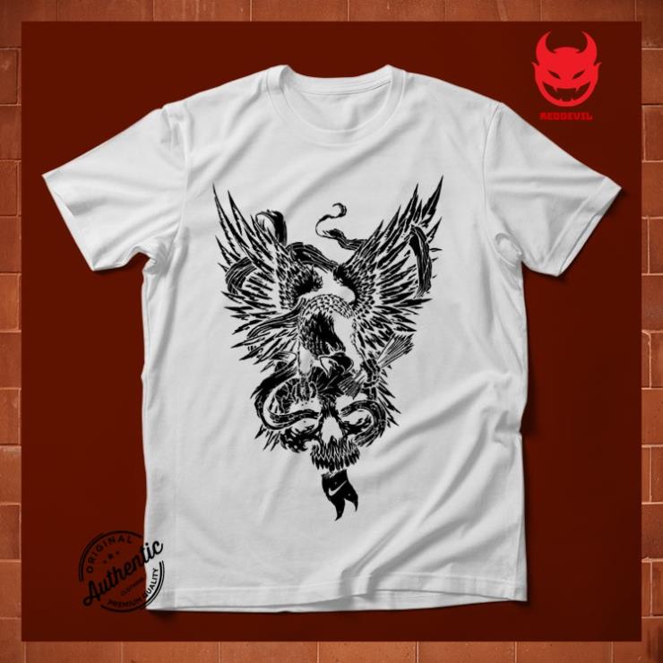 áo thun việt nam HipHop_460 RedDevil mẫu mới 2021 hấm hút mồ hôi hình in sắc nét không xù lông
