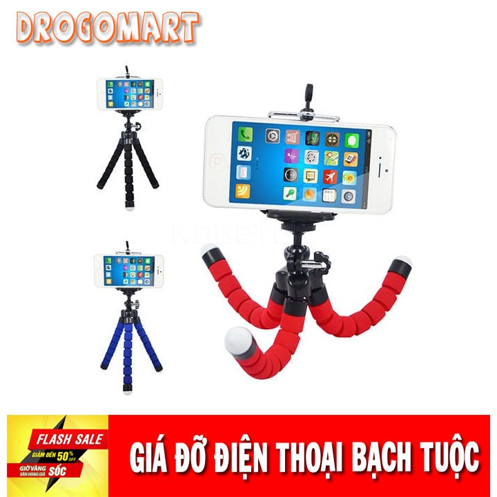 ( Freeship 99k ) Kẹp điện thoại bạch tuộc đa năng Tripod mini giá đỡ điện thoại, máy tính bảng ( Bảo hành chính hãng )