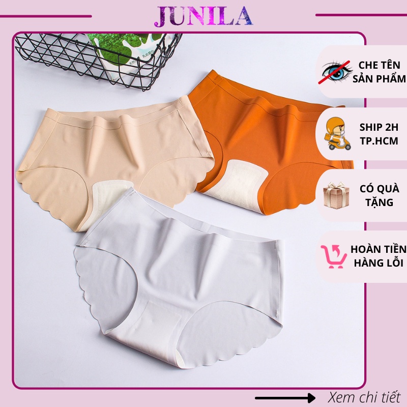 Quần lót nữ su đúc trơn thun lạnh không viền kháng khuẩn cao cấp QL02