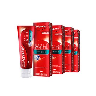 Combo 4 hộp Kem đánh răng Colgate Optic White Plus|Volcanic 100g