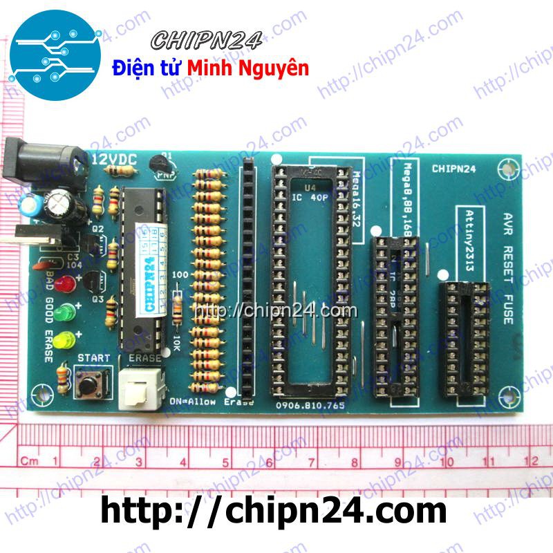 [1 CÁI] (A43) Mạch Reset cầu chì (FUSES) cho AVR