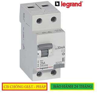 FSS27MAR ->> Hoàn 20% xu [ SL có hạn Cầu dao bảo vệ chống rò chống giật LEGRAND 2P [25-40- 63A] 30mA - bảo hành 24 tháng