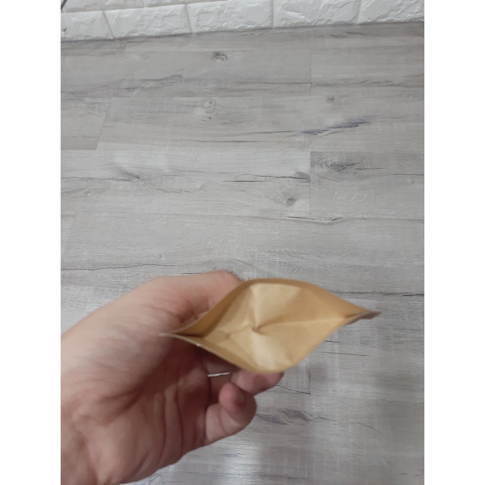 Túi zip giấy kraft đựng thực phẩm, COMBO 10 Cái , đáy đứng , đựng thực phẩm, bột cà phê,hạt