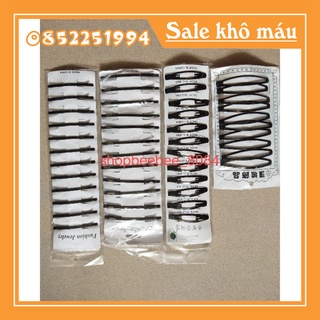 Set 12 chiếc cặp tóc, ghim tách bật, kẹp mái đen, ghim tóc mái Giá tốt nhất