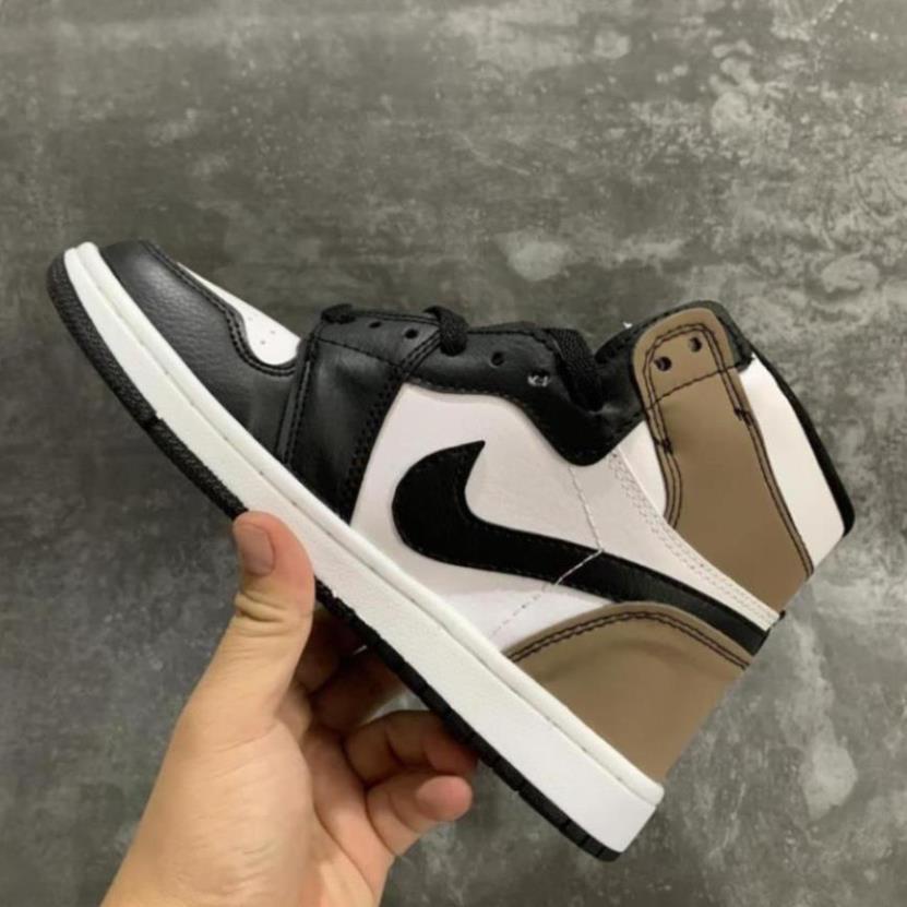 Giày air Jordan 1 High 2021 màu nâu , giày sneaker jodan 1 cao cổ , giày jd1 hot trend bản đẹp nam nữ