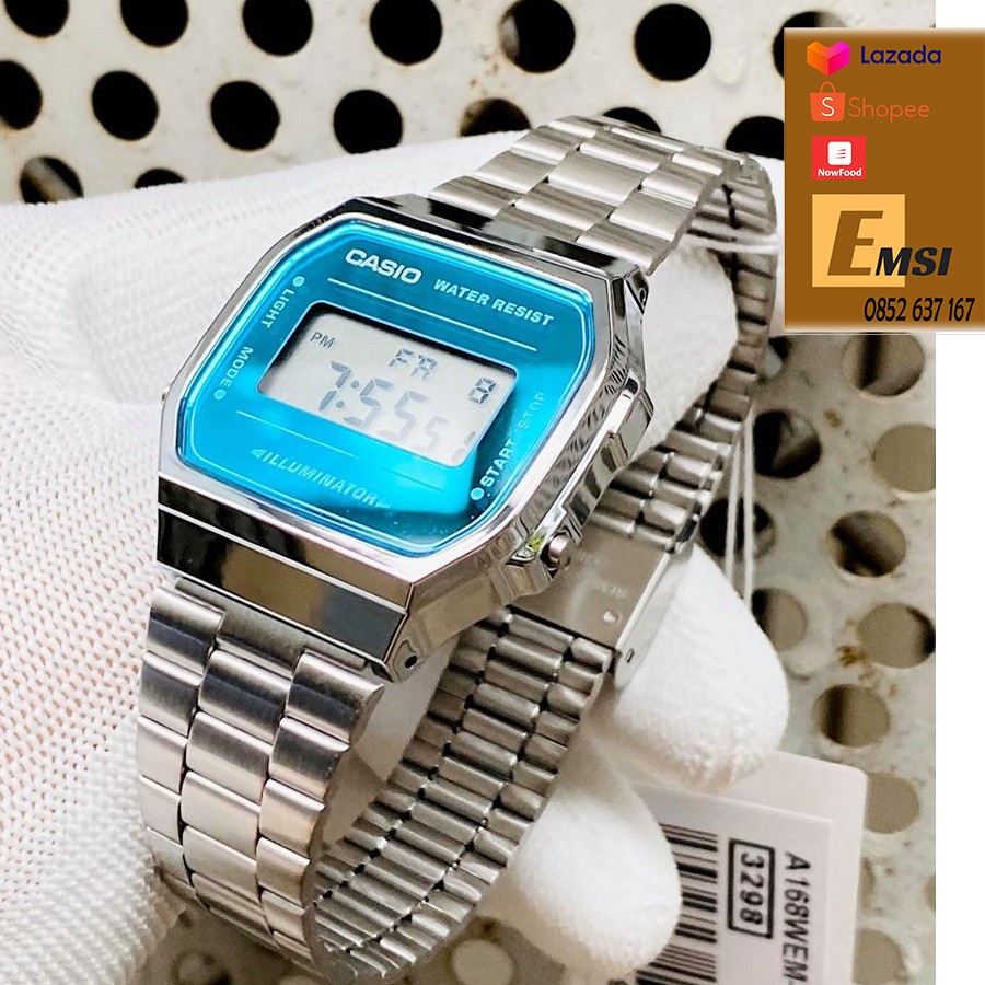 Đồng hồ Casio Nam A168WEM-2DF