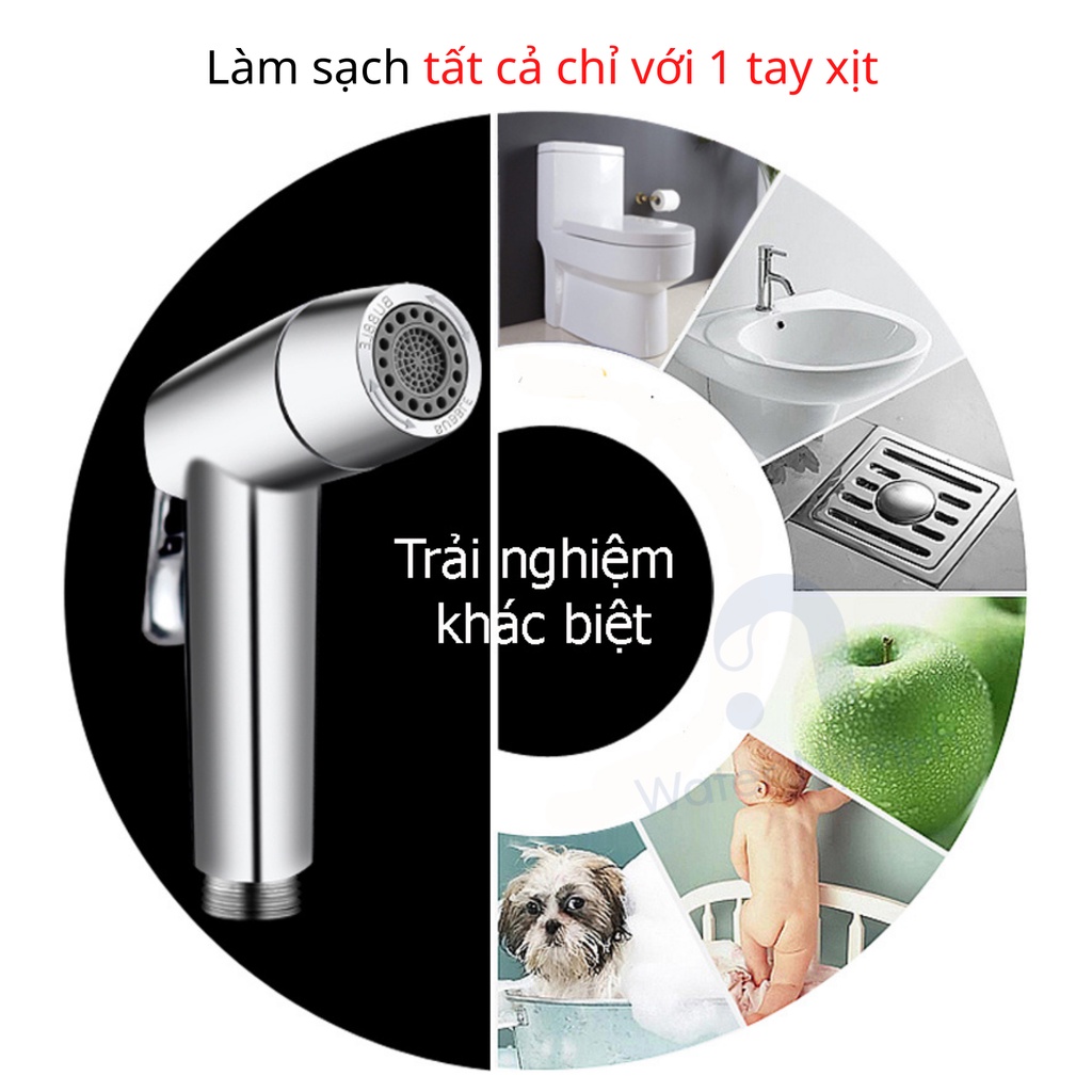 Tay xịt vệ sinh hai trong 1, hai chế độ nước, chống rát, chống bỏng Waternymph ASPQ003