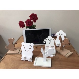 Combo 3c đỡ điện thoại, ipad bằng gỗ