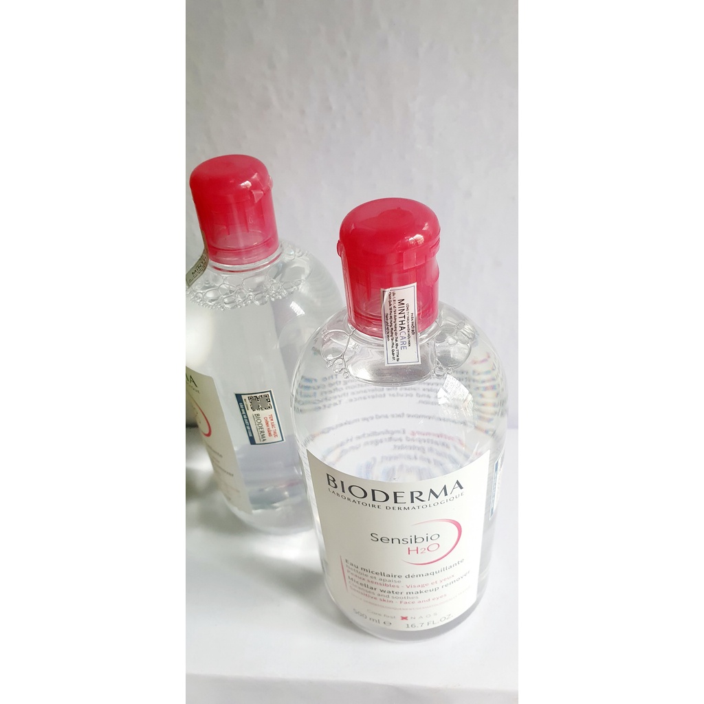 Nước Tẩy Trang Bioderma H20 Dành Cho Da Dầu Sebium, Da Nhạy Cảm Sensibio 500ml