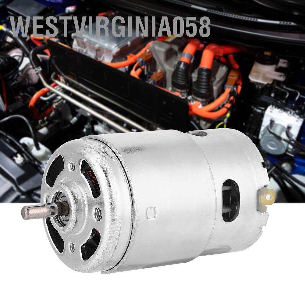 Hàng Hot Tiếng ồn thấp Động cơ DC thu nhỏ công suất cao 12V 3000 vòng / phút Vòng bi đôi Hàng giao ngayWestvirginia058