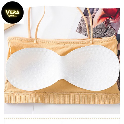 Áo bra cotton, mềm mịn, thấm hút mồ hôi, áo ngực không gọng 2 dây mảnh, thun gân co giãn 4 chiều.QA001 | BigBuy360 - bigbuy360.vn