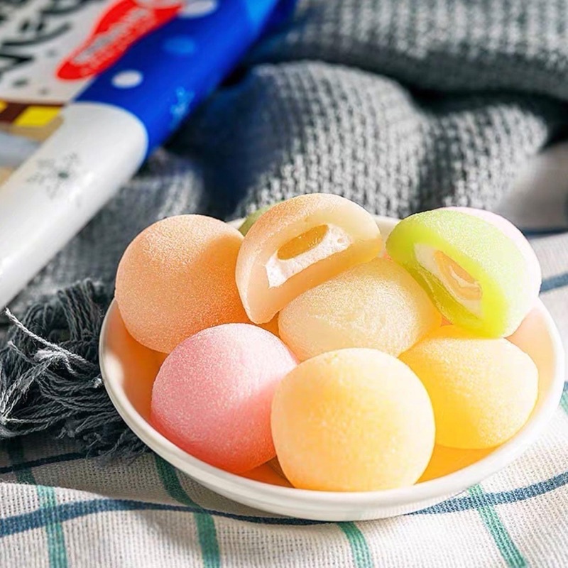 BÁNH MOCHI NẾP DẺO, MOCHI CHÀ BÔNG 🍑🍓