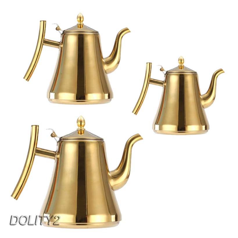 Coffee Kettle Pour Over Coffee Hand Drip Pot Stainless with Infuser 1.0L