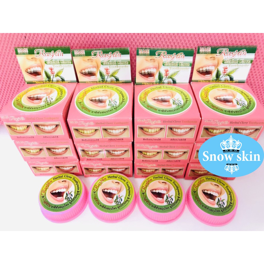 Bột tẩy trắng răng Thái Lan Rasyan